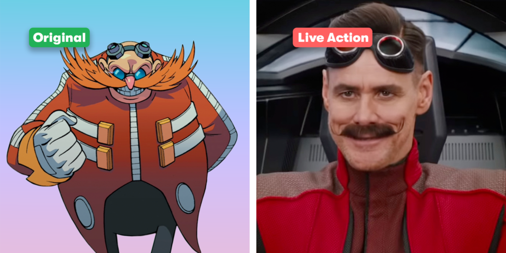 Doctor Eggman interpretado por Jim Carrey es una elección racista.