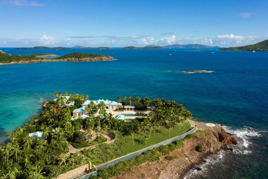 isla paradisíaca de Jeffrey Epstein