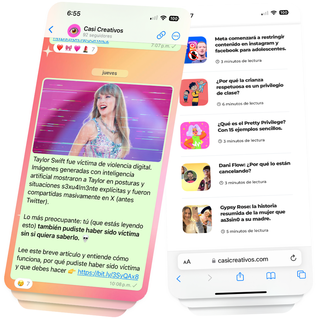 Inicio 17 | Casi Creativos canal whatsapp | Casi Creativos