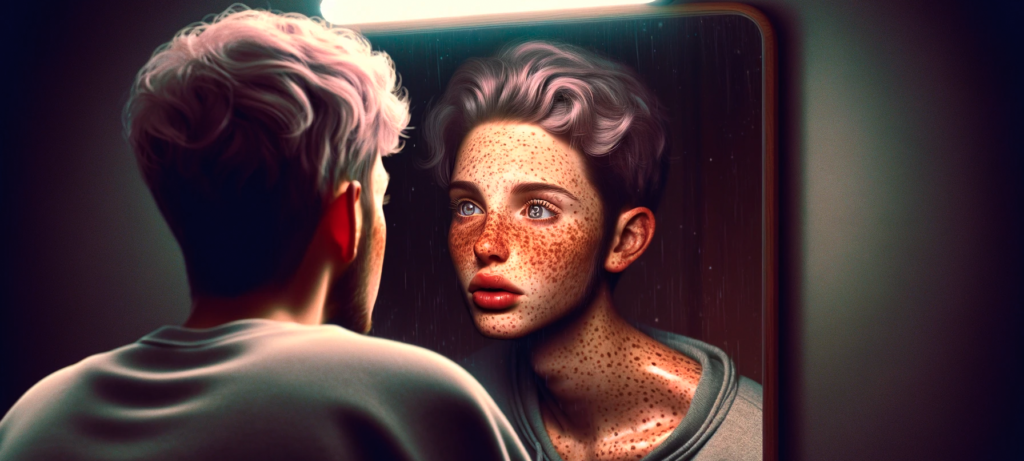 freckles fake, pecas falsas