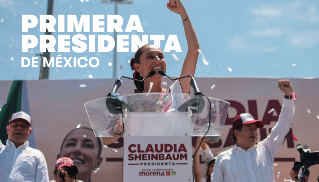 Claudia Sheinbaum Pardo primera presidenta de México
