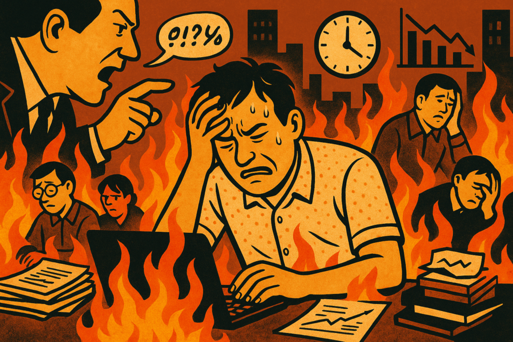 Estrés laboral o burnout que es ejemplos